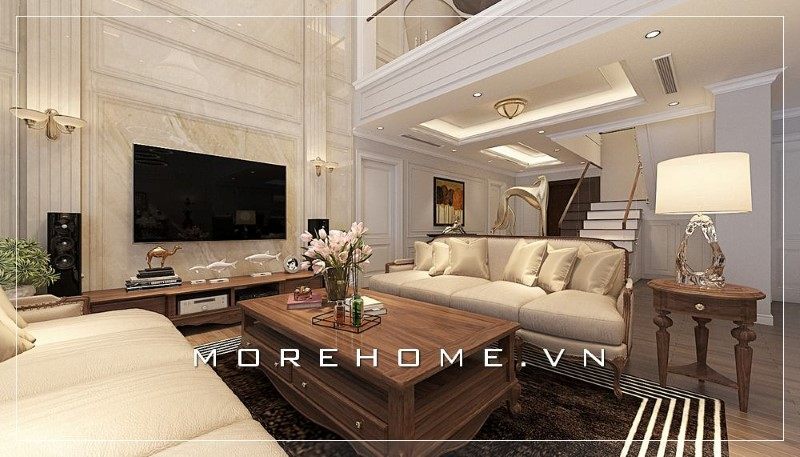 Ngoài việc cung cấp công năng chính, kệ tủ tivi còn giúp cho không gian phòng khách trở nên thu hút hơn trong mắt người nhìn.